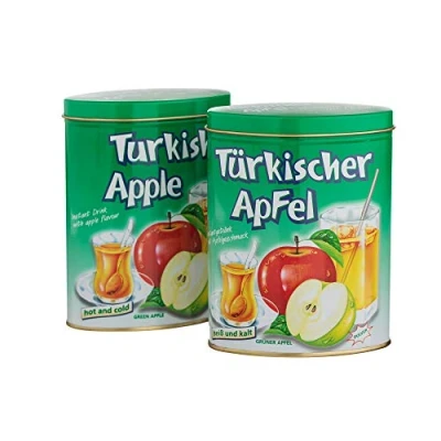 Abbildung von 2x Türkischer Apfel Instant grün 300g Geschenkdose fruchtig, säuerlich Klassiker