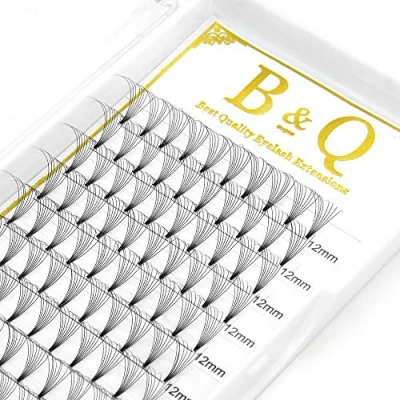 Abbildung von Fertig Fächer 8D D 0.07 8 Vorgefächert Wimpern Volumen Wimpernverlängerung .07 .10 Seiden Wimpernextensions C Curl(8D 0.07,8 mm)