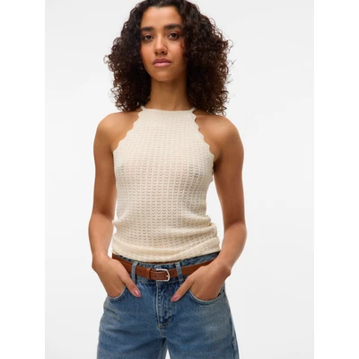 Abbildung von Vero Moda Top, Damen, Größe: Large, Birch