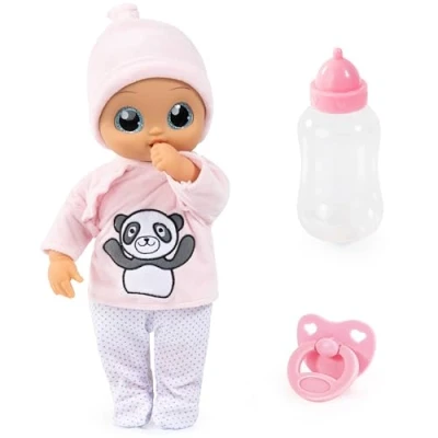 Abbildung von Bayer Design 93828AA Babypuppe mit Funktion Baby Interactive 38 cm, Puppe sprechend, bewegt Mund, Weichkörperpuppe, Sound, Zubehör