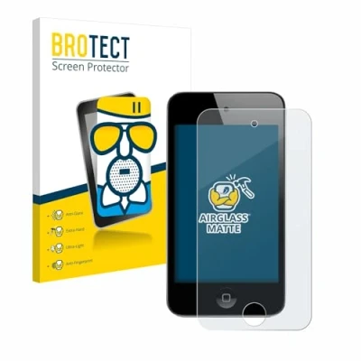 Abbildung von BROTECT Entspiegelungs Schutzglas für Apple iPod Touch (4. Gen.) Schutz Folie Panzerfolie Glas Matt [Extrem Kratzfest 9H, Anti Reflex]