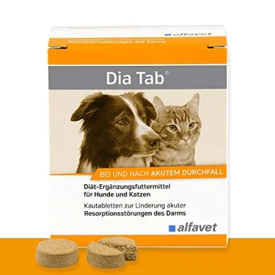 Abbildung von DIA TAB Kautabletten f.Hunde/Katzen 6X5,5 g