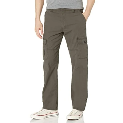 Abbildung von Wrangler Authentics Herren Stretch Cargo Lässige Hose, Braunoliv, 40W / 32L
