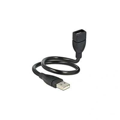 Abbildung von DeLOCK 35cm USB 2.0, 0,35 m, A, Männlich/Weiblich, Schwarz