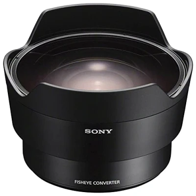 Abbildung von Sony SEL057FEC, Fisheye Vorsatzkonverter, E Mount Vollformat, geeignet für das Objektiv SEL 28F20 schwarz
