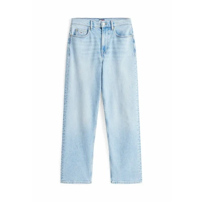 Abbildung von Tommy Jeans Layla Straight Leg, Damen, Größe: 24x28, Denim light