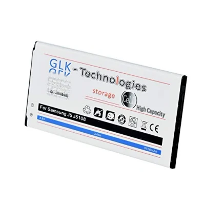 Abbildung von High Power Ersatzakku kompatibel mit Samsung Galaxy J5 2016 (SM J510) EB BJ510CBC Original GLK Technologies Battery accu 3100 mAh NEU
