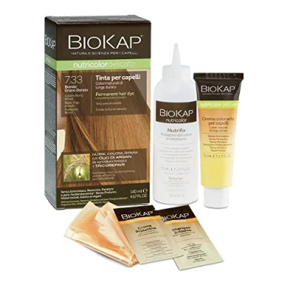 Abbildung von BioKap Nutricolor Delicato Haarfarbe 7.33 Goldenes Weizenblond 140 ml