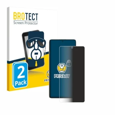 Abbildung von BROTECT (2 Stück Anti Spy Blickschutzfolie für Xiaomi Poco F6 Privacy Screen Protector [Displayschutz Folie, Sichtschutz, Blaulichtfilter]
