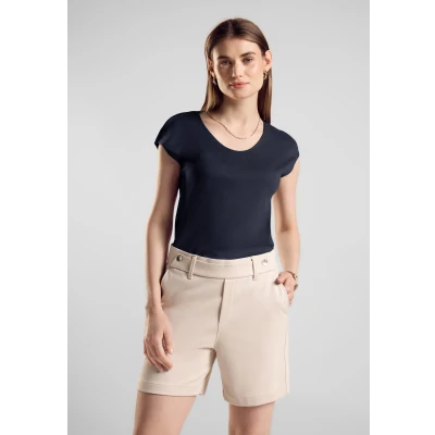 Abbildung von Street One Sommer Tshirt basic, Damen, Größe: 42, Blau