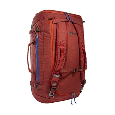 Abbildung von Tatonka Duffle Bag 65L Faltbare Reisetasche mit Rucksackfunktion, abschließbar, klein verstaubar und 65 Liter Volumen (Tango red)