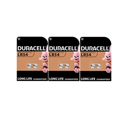 Abbildung von 6 x Duracell LR54 LR1130 V10GA 189 191 (3 Blister à 2 Batterien) Batterien