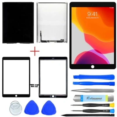 Abbildung von NB+ Ersatz LCD Touchscreen für iPad 7/8, kompatibel mit 2019, 2020, 25,9 cm (10,2 Zoll), A2197, A2198, A2200, A2270, A2428, A2429, A2430, Werkzeug, Schwarz