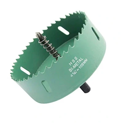 Abbildung von Lochsäge 105 mm,LAIWEI Bohrer zum Bohren in Holz, Dünnblech, Alu Profilen, PVC, etc. Scharfes und langlebiges Bohrwerkzeug