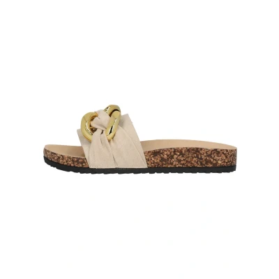 Abbildung von Palado Geofo Pantolette flach, Damen, Größe: 37, Beige Schuhe