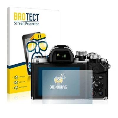 Abbildung von BROTECT (2 Stück Schutzfolie für Olympus OM D E M10 Mark II Displayschutz Folie Ultra Klar