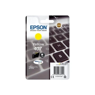 Abbildung von Epson 407 (C13T07U440) Gelb Druckerpatrone