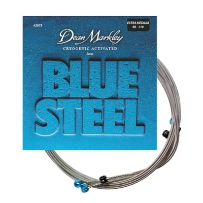 Abbildung von Dean Markley Blue Steel DM 2675 XM 50 110 Bassgitarrensaiten, Medium (4 Stück)