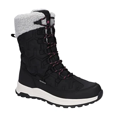 Abbildung von HI TEC Damen Sophia Wp Schneestiefel, Black Festival Fuchsia, 42 EU
