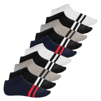 Abbildung von Footstar Herren &amp; Damen Sneaker Socken (10 Paar) Kurze Knöchelsocken Sneak It! Street 39/42