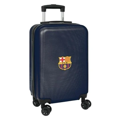 Abbildung von F.C. Barcelona Kabinentrolley, 50,8 cm, Koffer mit Rädern, Sicherheitsschloss, Leichter Koffer, 34,5 x 20 55 Marineblau/Granat, Estándar, Lässig