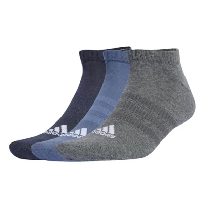 Abbildung von adidas Unisex Kinder CUSHIONED SPORTSWEAR LOW CUT SOCKS 3 PAIR PACK NO SHOW SOCKEN, legend ink/preloved ink/dark grey heather,