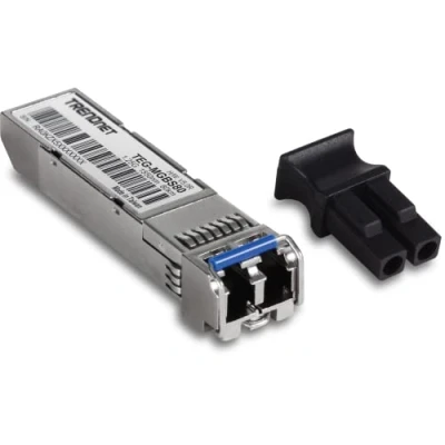 Abbildung von TRENDnet Mini GBIC Single Mode LC Modul, Verbindung mit einem Standard Steckplatz, Bis zu 80km (49.7 Meilen), TEG MGBS80