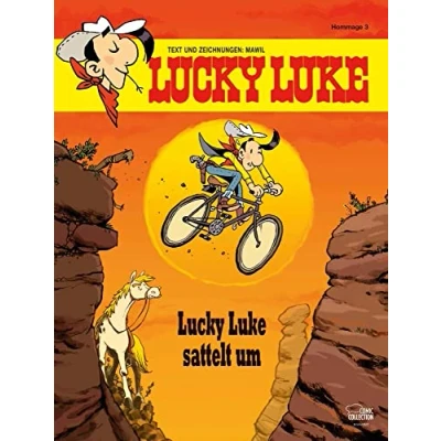 Abbildung von Lucky Luke sattelt um: Eine Hommage von Mawil