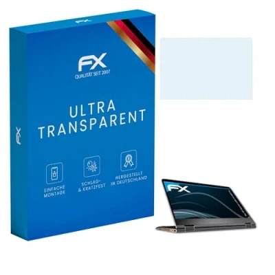 Abbildung von atFoliX Schutzfolie kompatibel mit HP Spectre x360 15 bl031ng Folie, ultraklare FX Displayschutzfolie (2X)
