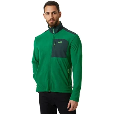 Abbildung von Helly Hansen Herren Daybreaker Blockjacke Fleecejacke, grün, XXL