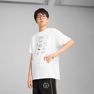Abbildung von Puma Harry Potter Tshirt print für Kinder, Größe: 128, White