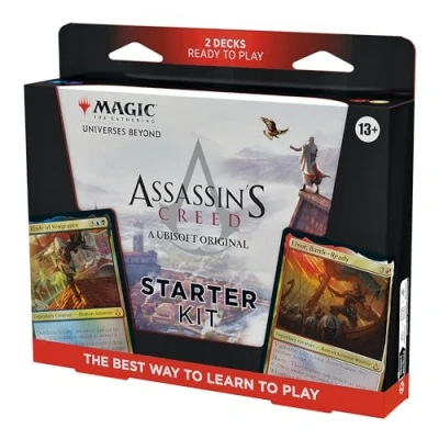 Abbildung von Magic: The Gathering Assassin’s Creed Einsteigerpaket Lerne Magic mit 2 Themendecks Sammelkartenspiel für zwei Spieler ab 13 (English Version)