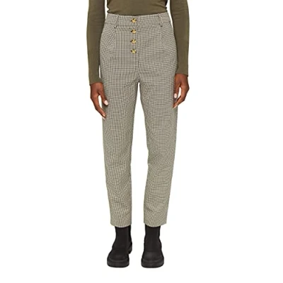 Abbildung von ESPRIT Damen 091EE1B324 Hose, 355/DARK Khaki, 34