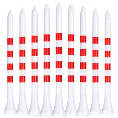 Abbildung von LIKOSO Bambus Golf Tees 100 Stück 83mm Lang Tee Zubehör