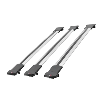 Abbildung von Apline Kompatibel mit Peugeot Expert Traveller 2017 2024 Relingträger FLY Modell Dachträger 3 Bars Gepackträger GRAU