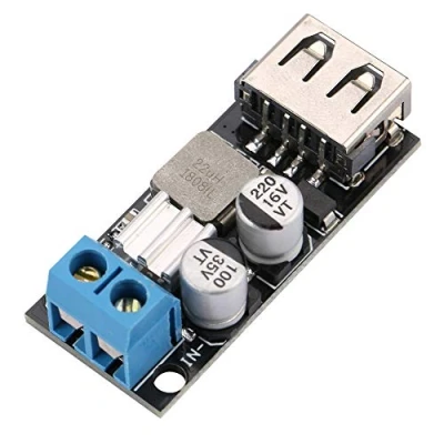 Abbildung von DC Versorgung Spannungswandler Buck 12V 24V 6V 32V bis 5V QC3.0 USB Schnellladung