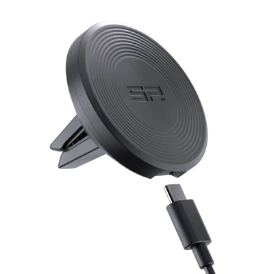 Abbildung von Charging Vent Mount SPC+ Handyhalterung Auto mit Ladefunktion für SP Connect Hüllen Lüftungsgitter Schwarz Halterungen Kunststoff