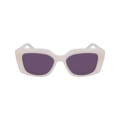 Abbildung von KARL LAGERFELD Damen Kl6125s Sonnenbrille, Milch, Einheitsgröße