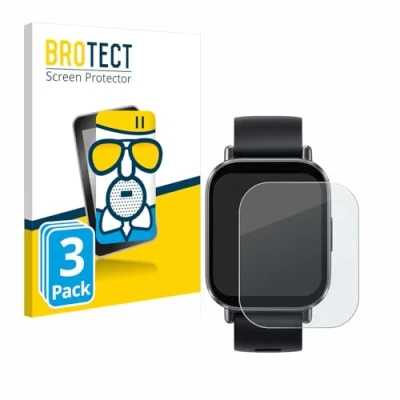 Abbildung von BROTECT Entspiegelungs Schutzglas für Xiaomi Redmi Watch 5 Active (3 Stück) Schutz Folie Panzerfolie Glas Matt [Extrem Kratzfest 9H, Anti Reflex]