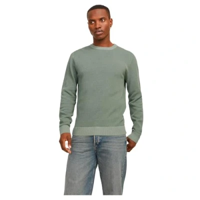 Abbildung von Jack &amp; Jones Eglobe CREW NECK Strickpullover, Herren, Größe: XS, Iceberg green