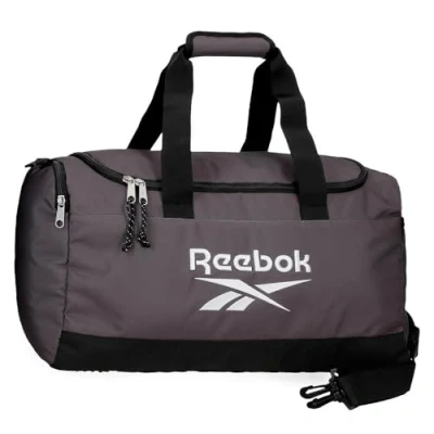 Abbildung von Reebok Boston Reisetasche, grau, 55 x 28,5 21 cm, Polyester, von Joumma Bags, 55x28.5x21 cms, Reisetasche