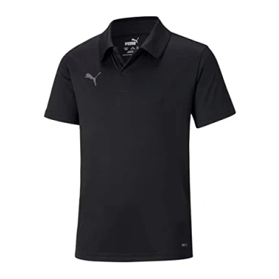 Abbildung von puma Unisex Kinder Teamliga Sideline Polo Jr Shirt, Black White, 152 EU