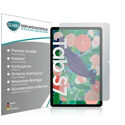Abbildung von Slabo 2 x Displayschutzfolie für Samsung Galaxy Tab S7 Displayschutz Schutzfolie Folie No Reflexion Keine Reflektion MATT