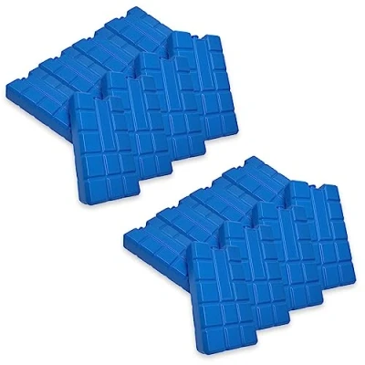 Abbildung von ToCi 16er Set Kühlakku mit je 400 ml 16 Blaue Kühlelemente für die Kühltasche oder Kühlbox Kühlakkus wiederverwendbar