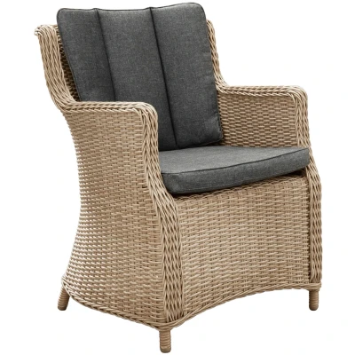 Abbildung von Destiny Gartensessel &quot;LUNA&quot;, (Set, 2 St.), Polyrattan, inkl. Auflagen