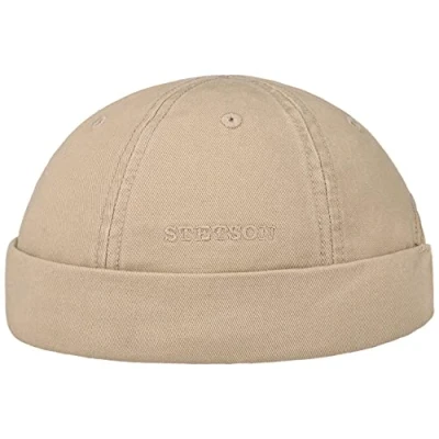Abbildung von Stetson Ocala Baumwoll Dockercap Herren Dockermütze aus 100% Baumwolle Mütze in XL (60 61 cm) Cap Beige Docker mit UV Schutz 40