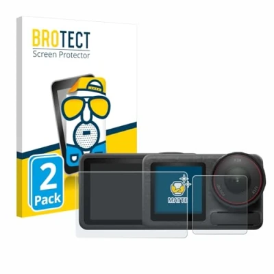 Abbildung von BROTECT Entspiegelungs Schutzfolie für DJI Osmo Action 5 Pro (2 Stück) Matte Displayschutz Folie, Anti Reflex, Fingerprint