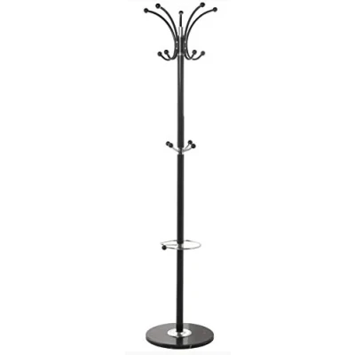 Abbildung von SuskaRegalos Kleiderständer Standfuß schwarz mit runder Marmorbasis Maße: Ø 36 x 175 cm, Ø36x175cm