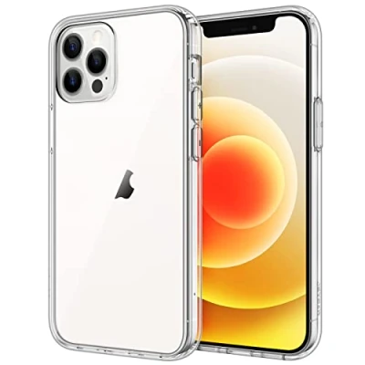 Abbildung von JETech Hülle für iPhone 12/12 Pro 6,1 Zoll, Nie Vergilbung Handyhülle Schutzhülle Case Cover mit Anti kratzt Transparente und Rückseite (Durchsichtig)