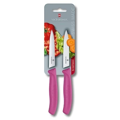 Abbildung von Victorinox Schälmesserset Swiss Classic Rosa 2 teilig